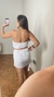 Corselet Branco Estrtuturado na internet