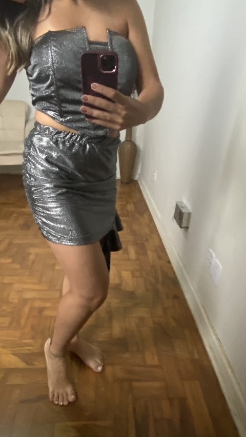 Saia Prata Sereia - comprar online