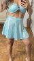 Saia Gode Azul com Brilho - comprar online