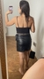 Cropped Preto com Bojo Grapeado - Loja Movimente Trend 