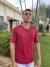 Camiseta Vermon Fitness Masculina Vermelha Queimada