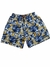 Shorts Your Face Mauricinho Estampado Amarelo e Azul