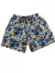 Shorts Your Face Mauricinho Estampado Amarelo e Azul