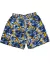 Shorts Your Face Mauricinho Estampado Amarelo e Azul - comprar online
