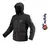 Campera Cordura Moto Ls2 Metropolis Impermeable Negra - JM Motors