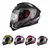 Jm Casco Integral Moto Nzi Trendy Metal Ver Colores en internet