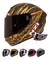 Jm Casco Moto Integral Nzi Trendy + Visor Flag Metal en internet