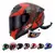 Jm Casco Nzi Integral Trendy +visor + Spoiler en internet