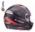 Casco Rebatible Ls2 370 Stripe White Negro Y Bordó - JM Motors