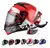 Jm Casco Nzi Integral Trendy +visor + Spoiler - JM Motors