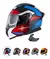 Jm Casco Integral Moto Nzi Go Rider Stream + Visor en internet
