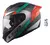 Jm Casco Integral Ls2 Rookie 352 Rojo/Verde/Gris - comprar online