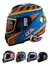 Jm Casco Integral Nzi Eurus 2 Komet Rojo Mate Doble Visor - JM Motors