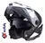 Casco Rebatible Ls2 370 Stripe White Negro Y Blanco Mate - comprar online