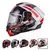 Jm Casco Integral Moto Nzi Trendy Karz Flag Ver Colores - comprar online