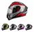 Jm Casco Integral Moto Nzi Trendy Metal Ver Colores - JM Motors