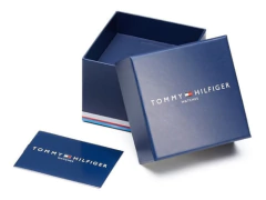 Reloj Tommy Hilfiger 1792134 malla de caucho azul con calendario para caballero - BRAINE JOYAS Y RELOJES