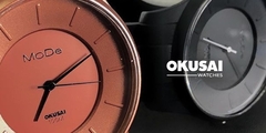 Reloj Okusai MDD0011-ANR-4H Malla de caucho fucsia sumergible para dama - BRAINE JOYAS Y RELOJES