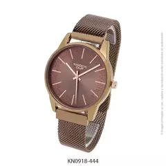 Reloj Knock Out 0918-444 malla de metal tejido rose para dama - comprar online