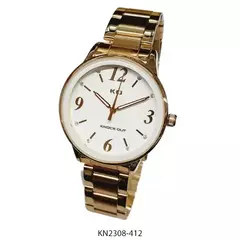 Reloj Knock Out KN2308-412 malla de metal dorado para dama - comprar online