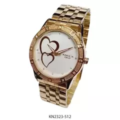 Reloj Knock Out KN2323-512 malla de metal dorado con cubics para dama - comprar online