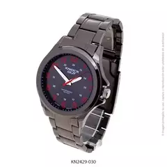 Reloj Knock Out KN2429-030 malla de metal negro para caballero - comprar online