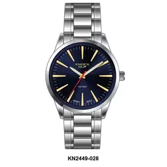 Reloj Knock Out KN2449-028 malla de metal plateado para caballero - comprar online