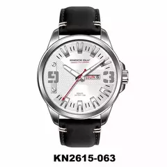 Reloj Knock Out KN2615-063 malla de cuero con calendario para caballero - comprar online