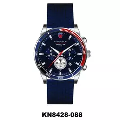 Reloj Knock Out KN8428-088 malla de caucho azul cronógrafo para caballero - comprar online