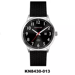 Reloj Knock Out KN8430-013 malla de caucho negro con calendario para caballero - comprar online