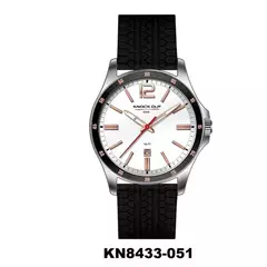 Reloj Knock Out KN8433-051 malla de caucho negro con calendario para caballero - comprar online