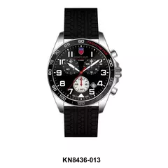 Reloj Knock Out KN8436-013 malla de caucho negro cronógrafo para caballero - comprar online