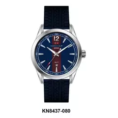 Reloj Knock Out KN8437-080 malla de caucho azul con calendario para caballero - comprar online