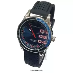 Reloj Knock Out KN8454-008 malla de caucho negro para caballero - comprar online