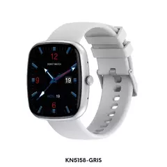 Reloj Smartwatch Knock Out KN5158 malla de silicona gris para dama - comprar online