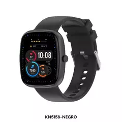 Reloj Smartwatch Knock Out KN5158 malla de silicona negro unisex - comprar online
