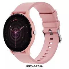 Reloj Smartwatch Knock Out KN5160 malla de silicona rosa para dama - comprar online