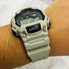 Reloj Casio W735H-8A2 CA-068 digital malla de resina gris sumergible para Hombre en internet