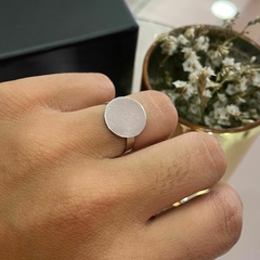 anillo cinta con circulo n15