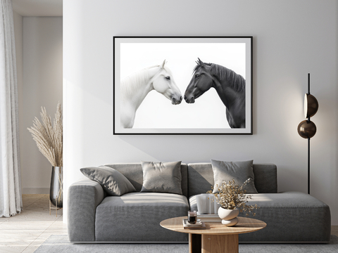 B&W Horses - comprar online