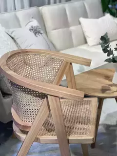 Silla Kovac De Madera Respaldo De Esterilla
