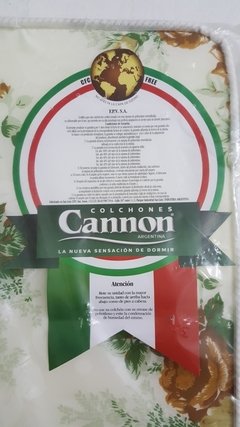 Colchón Cannon Tropical Espuma 1 Plaza 80x190x14 Cm - Veró Amoblamientos