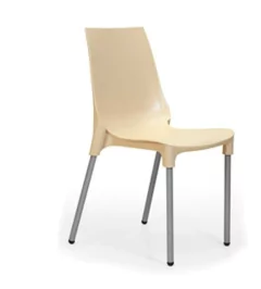 Silla Lola Plastico Caño Gris Exterior - comprar online