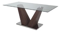 Mesa Blomma Tapa Vidrio Base Central Colores 200x100 Cm - tienda online