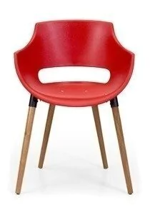 Silla Frida Wood Plastico Patas Madera - comprar online