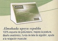 Almohada Cannon Apoya Espalda Triangular 50 X 41 X 29 en internet