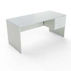 Escritorio Piani 18 Melamina 100x60 Con 2 Cajones - tienda online