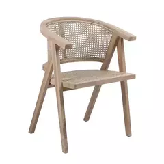 Silla Kovac De Madera Respaldo De Esterilla en internet
