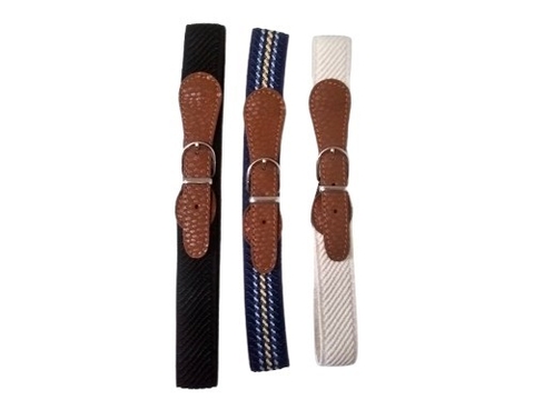 Cinturon Elastizado de Niños Puntera Simil Carpincho Pack x 3 Cod 103-125