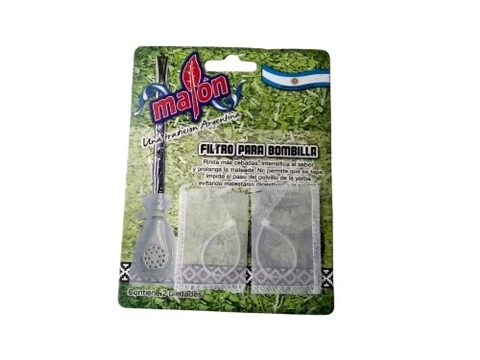 Filtro de Bombilla de Tela Blister x 2 Unidades Cod 117-00